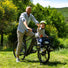joker mini family fourche vélo cargo siege enfant vue de profil
