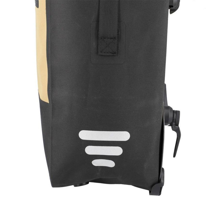 Sacoche de vélo Kheax Izoard Edge beige avec fixation solide et design moderne pour un usage quotidien sécurisé