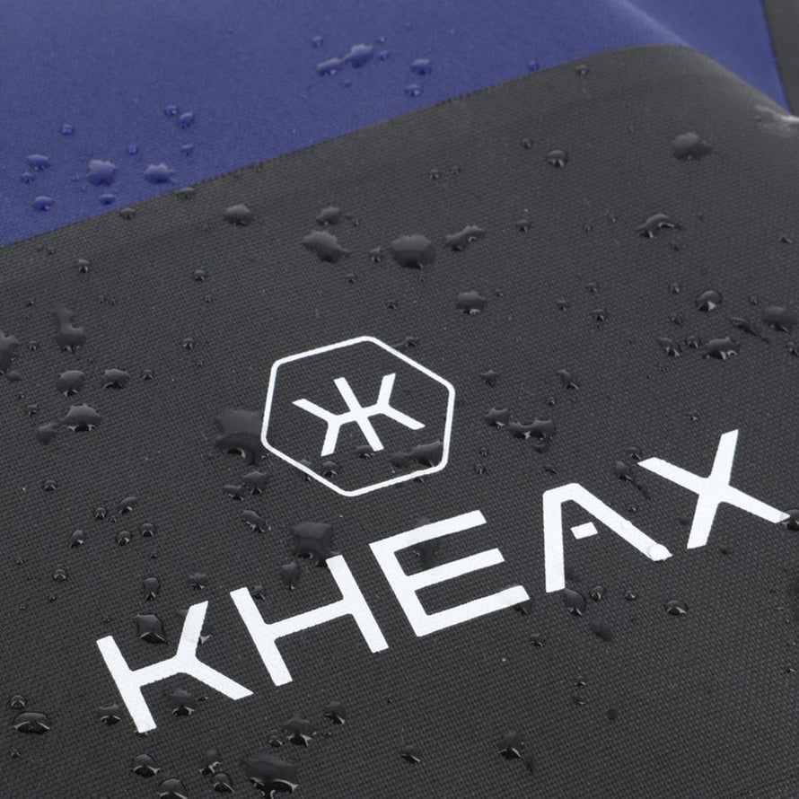 Sacoche de velo Kheax Izoard Edge detail logo avec gouttes d eau, resistant et impermeable pour velo