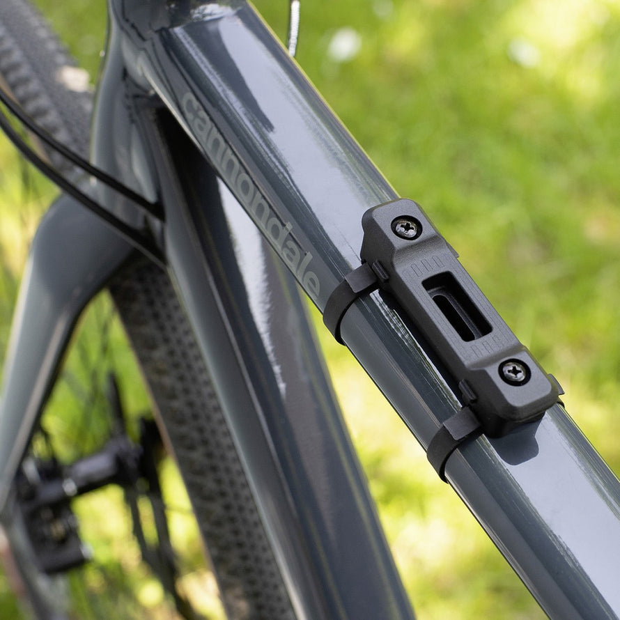 Adaptateur fixation sacoche velo cadre et fourche Duo Adapter Unifit de Klickfix, installation rapide et solide
