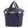 Panier avant vélo Klickfix Bikebasket 15L bleu matelassé avec fermeture clip, idéal pour transport urbain sécurisé