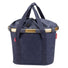 Panier avant vélo Klickfix Bikebasket 15L bleu matelassé avec fermeture clip, idéal pour transport urbain sécurisé