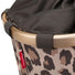 Panier avant vélo Klickfix Bikebasket 15L motif leopard avec fixation clip robuste et pratique - vue 2