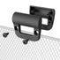 Fixation Klickfix Light clip en polymer noir pour feu sur panier de velo, installation simple et securisee