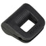 Fixation Klickfix Light clip pour feu de panier de velo, plastique noir solide et design compact