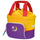 Panier vélo enfant Klickfix Lori Shopper 4L pratique avec fixation guidon rapide et compartiment avant zippé