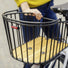 Panier arriere Aluminio GT 21L de Klickfix avec base bois et structure metal, ideal pour velo urbain