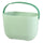 Panier velo enfant Klickfix Lori Basket 2L vert clair mat avec poignee ergonomique et fixation guidon rapide