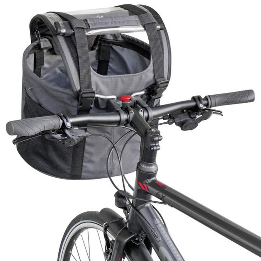 Sac de vélo pour chien Doggy de la marque KLICKfix, idéal pour transporter votre animal en toute sécurité