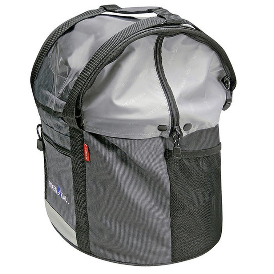 Sac de velo pour chien modele Doggy de la marque KLICKfix avec ouverture transparente et fixation securisee