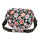 Sacoche guidon Klickfix FunBag 4L à fleurs multicolores avec bandoulière noire, légère et convertible pour vélo urbain