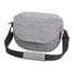 Sacoche guidon Klickfix Reisenthel FunBag 4L grise avec texture moderne, pratique pour vélo urbain et transport quotidien