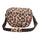 Sacoche guidon Klickfix Reisenthel FunBag 4L motif leopard avec bandouliere marron pour cyclistes urbains