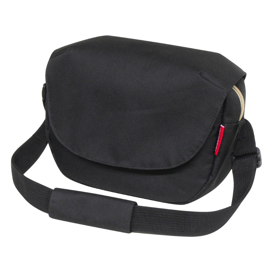 Sacoche guidon vélo Klickfix FunBag 4L noire avec bandoulière épaule, pratique et convertible pour cyclisme urbain