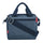 Sacoche guidon Klickfix Roomy 4L bleu denim avec bandoulière réglable, idéale pour vélo urbain et transport pratique