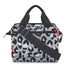 Sacoche guidon Klickfix Roomy 4L motif leopard gris avec bandouliere, pratique et stylée pour vos trajets a velo
