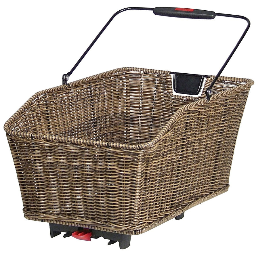 Panier arriere Structura 18L Klickfix avec fixation rapide pour porte-bagages, design tresse robuste et pratique