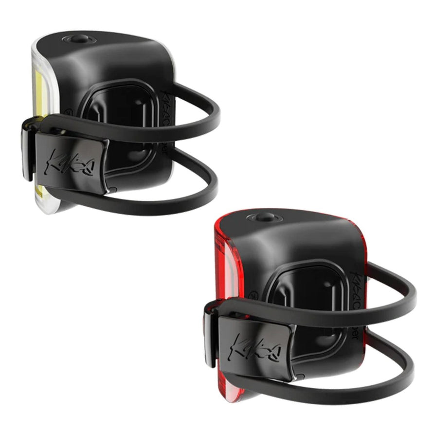 Eclairage avant et arriere Knog Cobber Mini Twinpack, compact et lumineux pour securite a velo