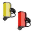 Lampe avant et arriere Knog Cobber Reflex Twinpack pour velo avec eclairage LED jaune et rouge
