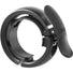 Sonnette vélo Knog Oi Bell Prima Small noire, design compact et élégant pour cyclistes urbains