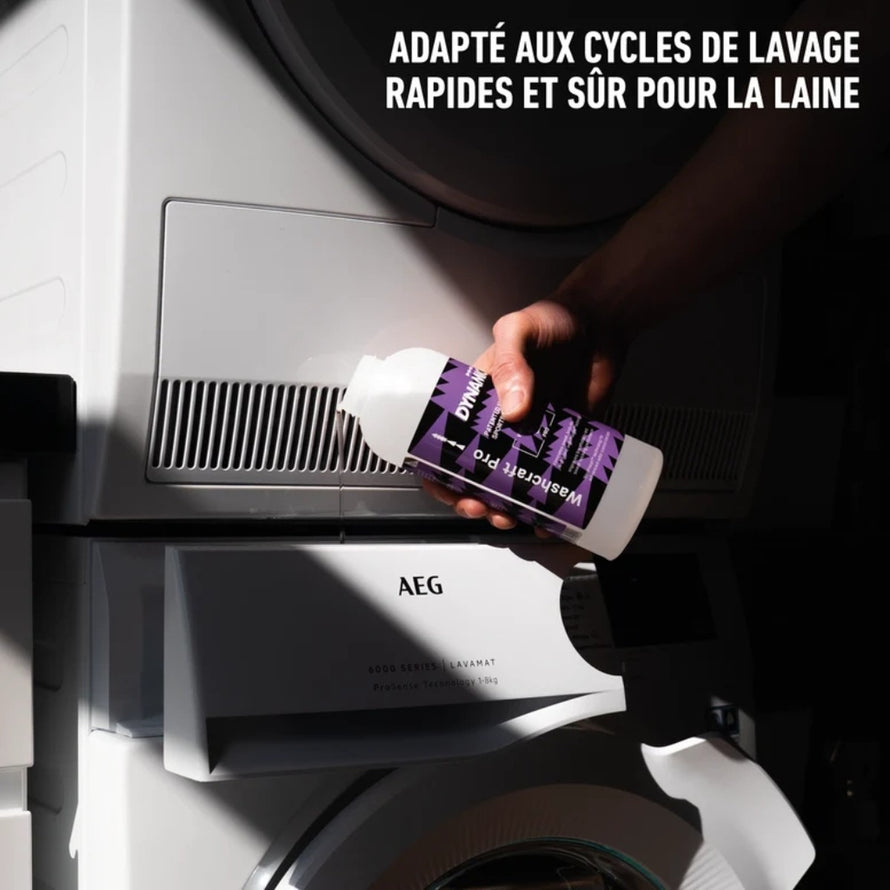 Lessive Washcraft Pro Dynamic 750 ml de 444 pour lavage efficace des vetements de cyclisme et sport