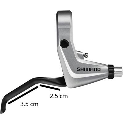Levier de frein V-Brake 2 doigts BL-T4000 argent Shimano - #3
