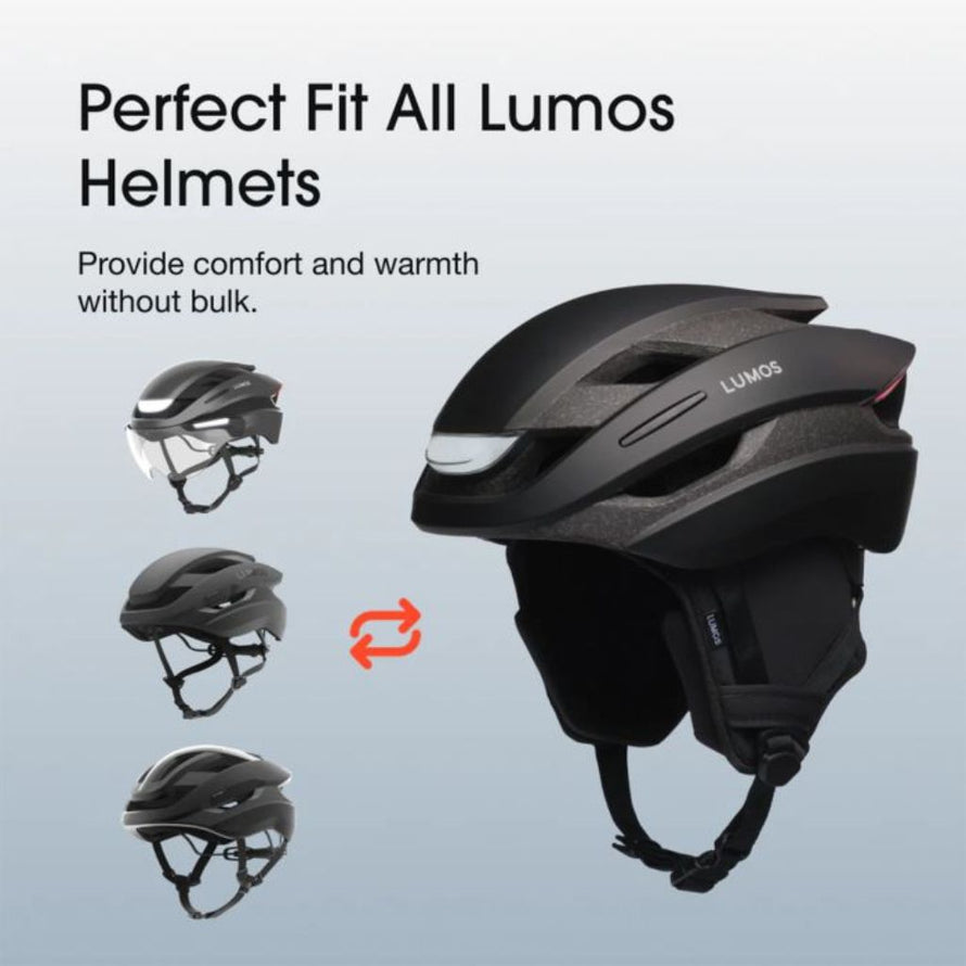 Illustrations des différents accessoires pour casque Lumos