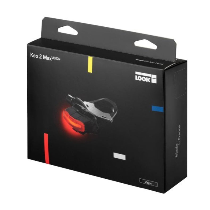 Pédales automatiques Look Keo 2 Max Vision avec éclairage LED arrière pour une meilleure sécurité en cyclisme