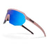 Lunettes de velo 2256 Naos Helbo Photochromic monture rose et verres bleus photochromiques pour cyclistes