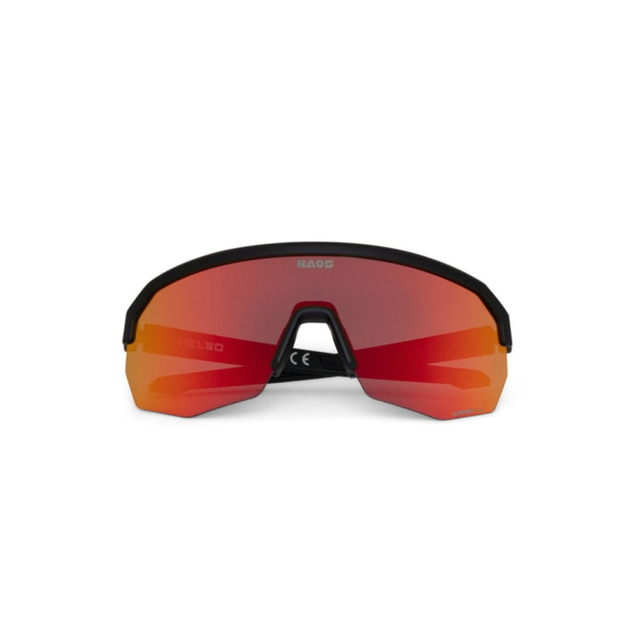 Lunettes 2256 Helbo Regular Naos avec verre rouge transparent pour cyclisme confortable et performant