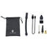 Accessoires complets pour mini compresseur digital M-Wave Elumatik pour velo avec cables et adaptateurs