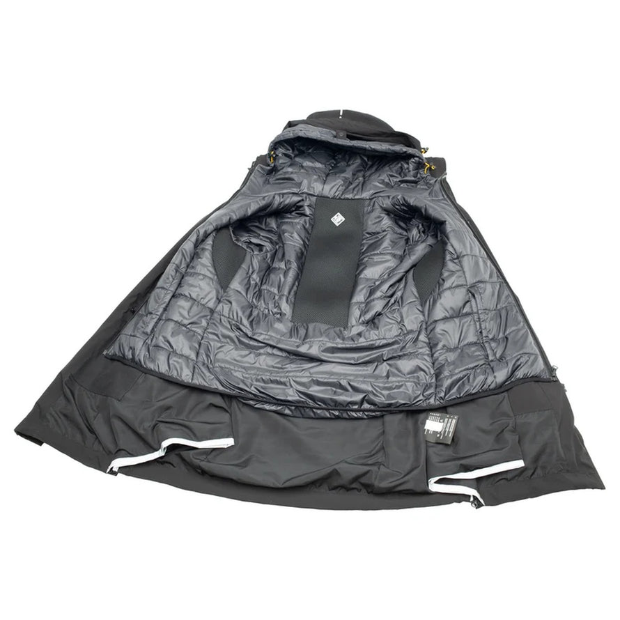 Interieur de la parka 3 en 1 Magic Parka Tucano Urbano femme, imperméable et adaptée au vélo en ville