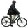 Veste parka 3 en 1 Tucano Urbano Magic Parka noire pour velo, protection pluie et vent, confort et chaleur pour cyclistes urbains