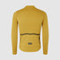 Maillot thermique GripGrab Merinotech Explr jaune moutarde manches longues pour cyclisme hiver performant et confortable