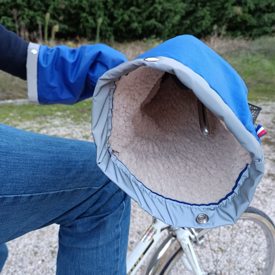Manchon vélo  Suzon Suzette réfléchissant vue de l'intérieur