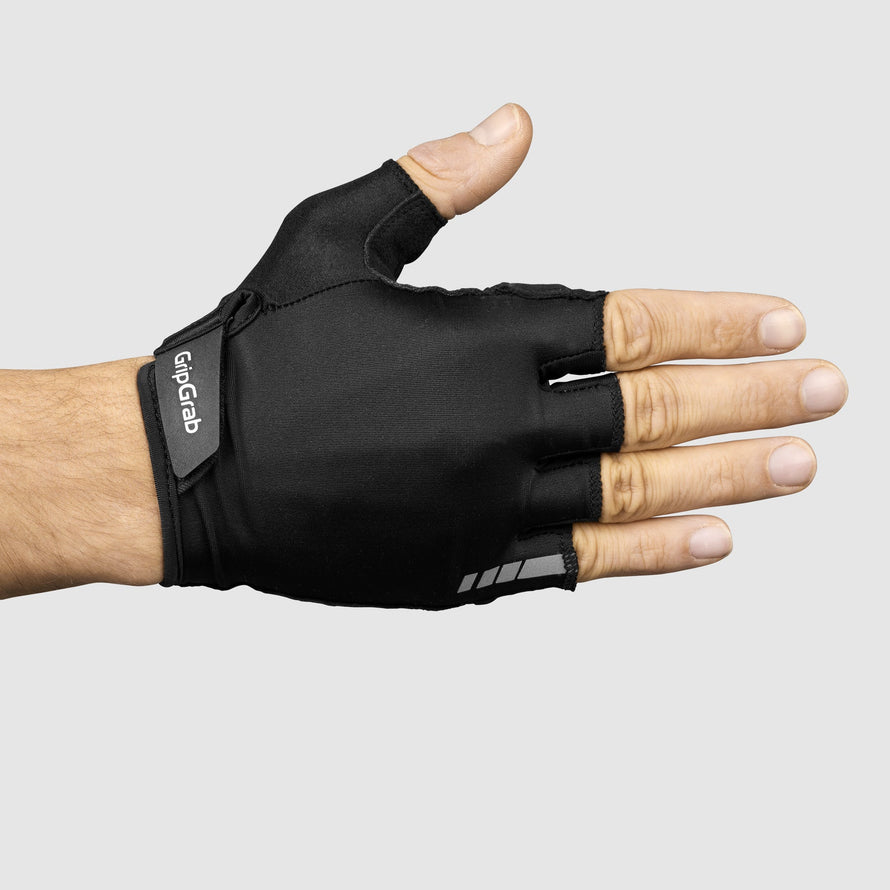 Mitaines vélo à paume rembourrée unisexes GripGrab RIDE noires