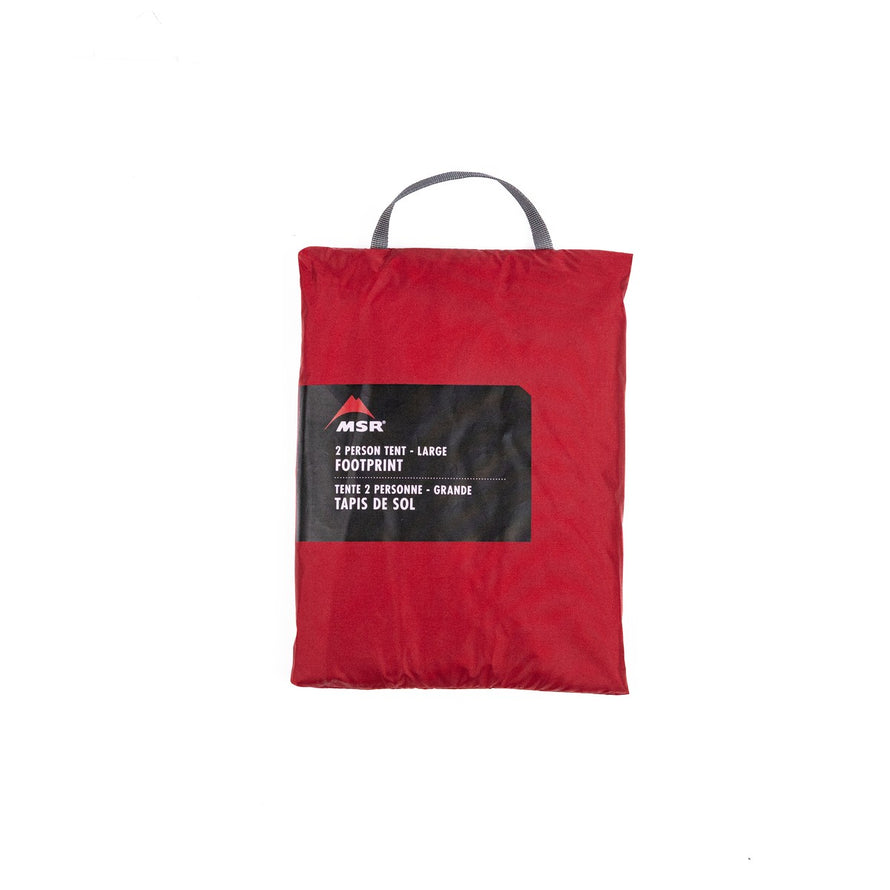 Tapis de sol MSR footprint large pour tente 2 personnes, protection optimale au sol pour camping et randonnée