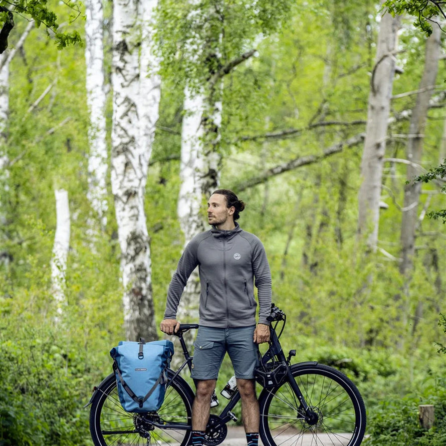 Sacoches arriere Ortlieb Back Roller Plus CR 2 x 20L bleu fonce etanche et robuste pour velo