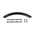 Garde-boue noir Ortlieb Quick Rack compatible porte-bagages pour protection optimale contre les éclaboussures