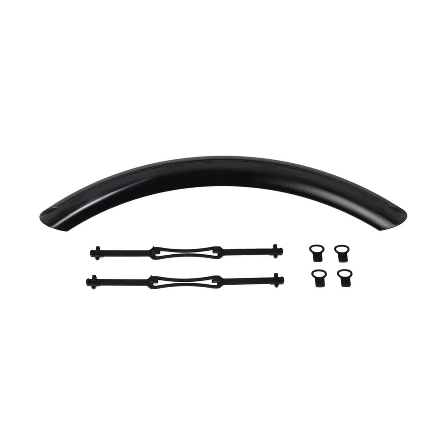 Garde-boue noir Ortlieb Quick Rack compatible porte-bagages pour protection optimale contre les éclaboussures