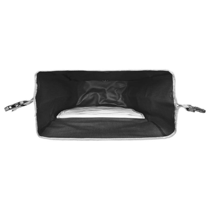 Vue intérieure de la sacoche arrière Ortlieb Back-Roller Urban QL3.1 20L pour vélo urbain