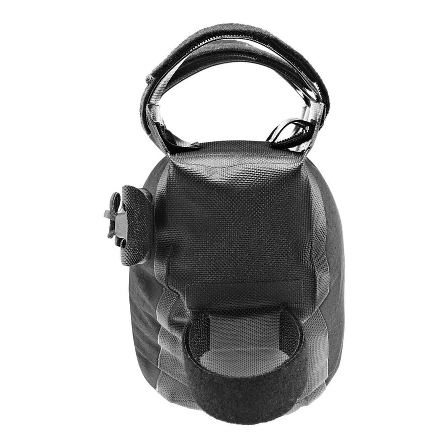 Sacoche de cadre bikepacking TopTube Ortlieb, imperméable et fixation velcro pour une tenue optimale