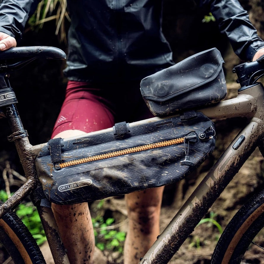 Sacoche de cadre 4L noire bikepacking TopTube Ortlieb - #1