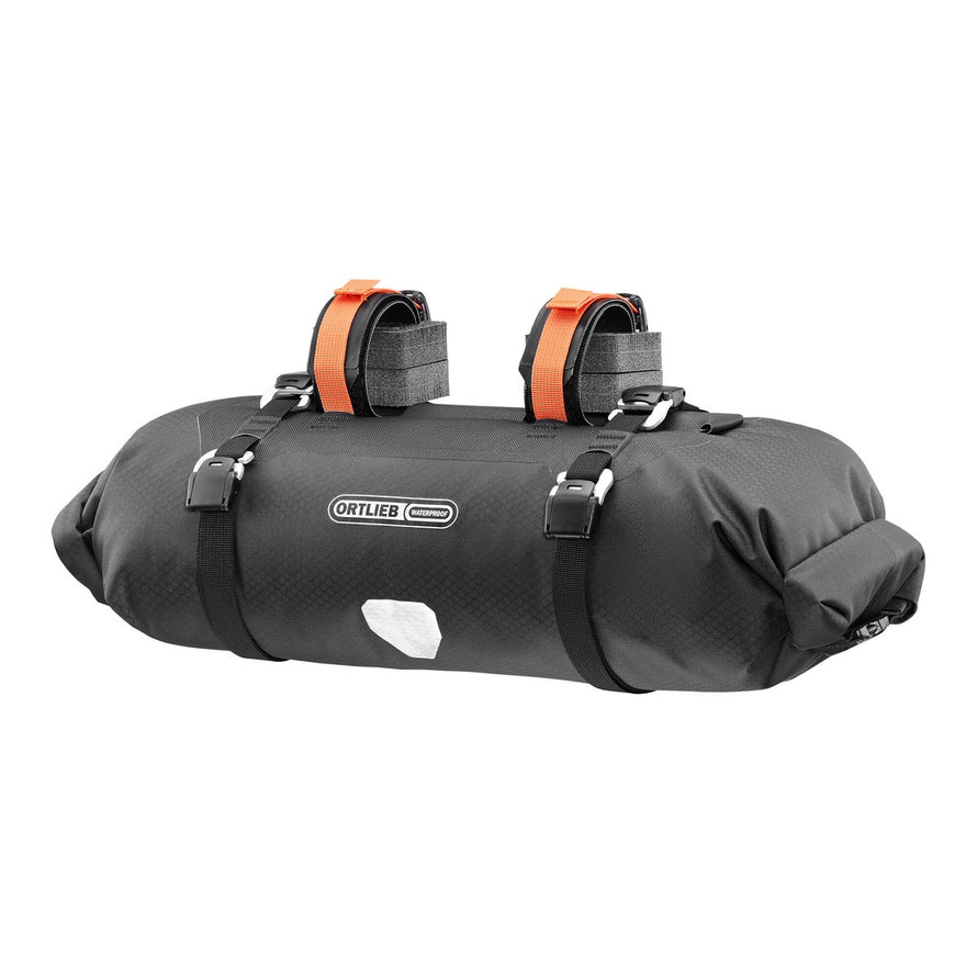 Sacoche de guidon Ortlieb Handlebar Pack 9-15L noire avec fixation velcro pour bikepacking étanche et robuste