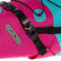 Sacoche de selle Ortlieb Seat-Pack 11-16,5L rose et bleu avec fixation clip robuste pour bikepacking et aventures vélo