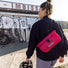Sacoche banane rose Ortlieb Velo-Sling Flex Bar-Lock, étanche et pratique pour cyclisme urbain