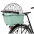 Pack de transport installé sur un panier vélo arrière Clipper de la marque Newlooxs. 