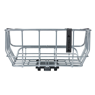 Panier arrière chrome sur porte-bagages MIK Portland Basil - #2
