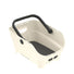 Panier Basil Cento Neo ivoire avec poignée noire ergonomique, idéal pour transporter objets et courses en ville