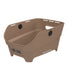 Panier Basil Cento Neo taupe pour vélo, robuste et spacieux pour transporter vos affaires facilement